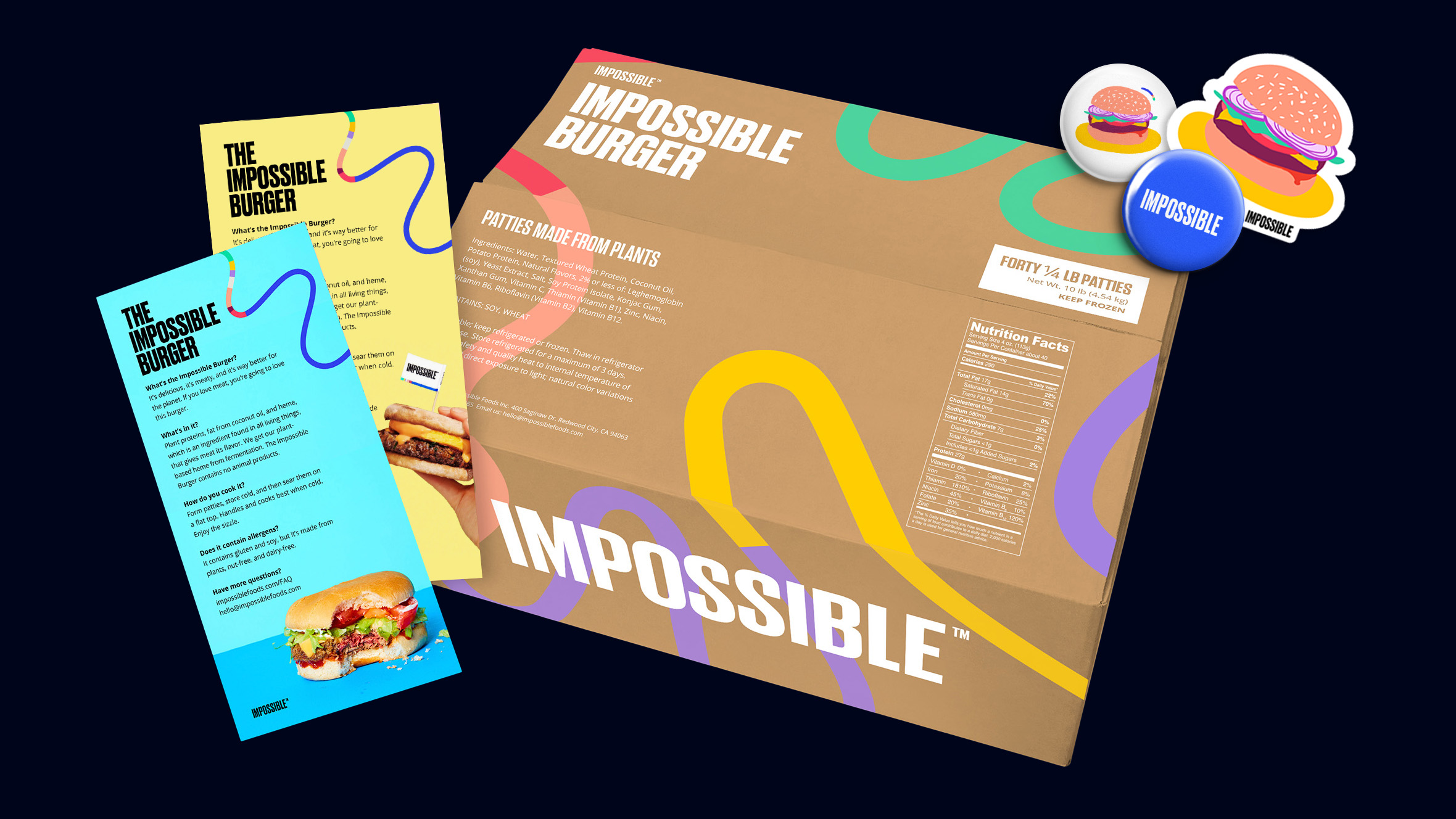 Impossible Foods— Packaging & Collateral